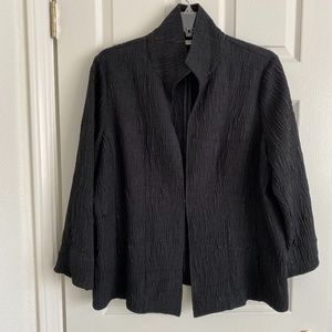Coldwater Creek Crinkle Jacket - black 2X